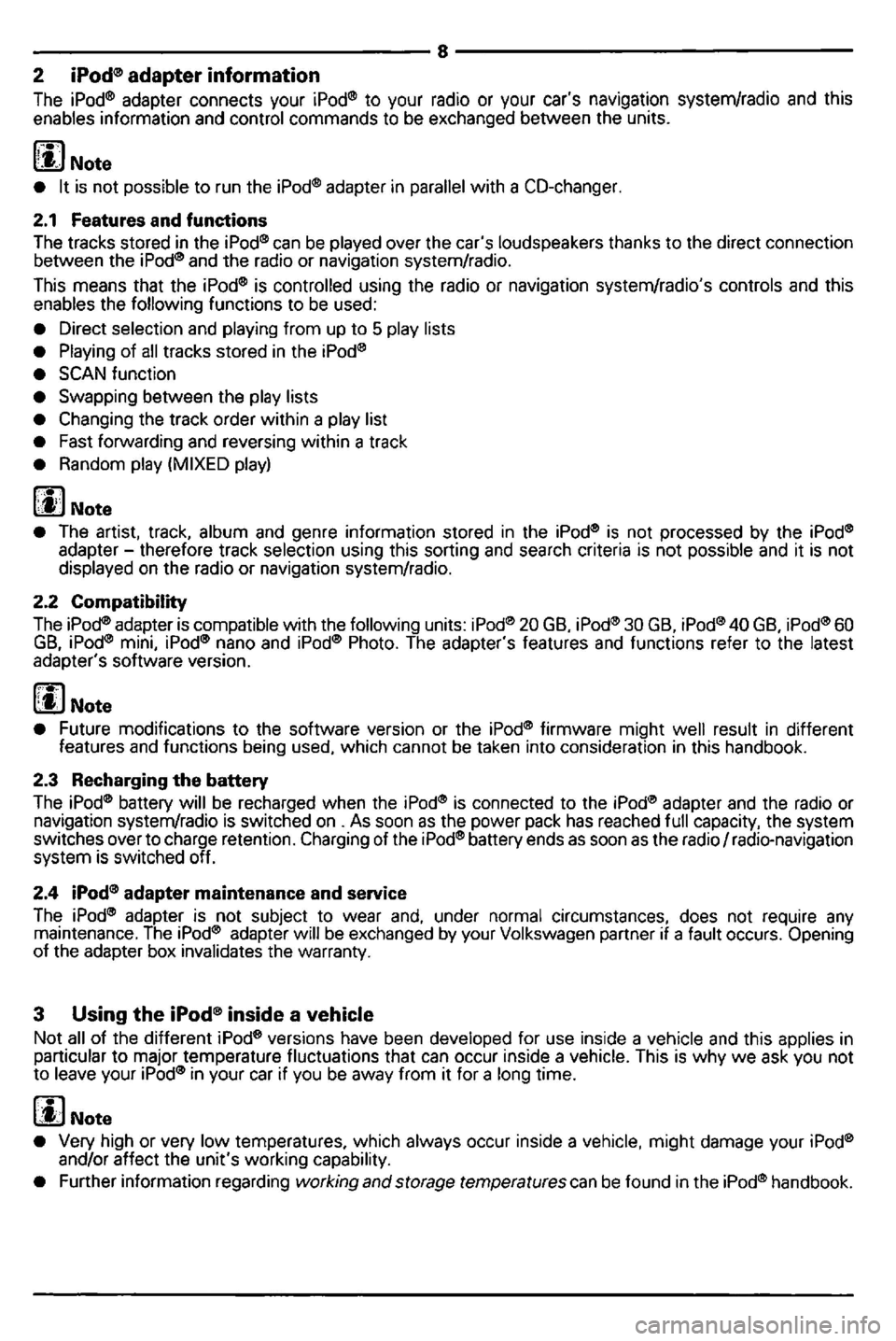 VOLKSWAGEN GOLF 2006  Owners Manual 