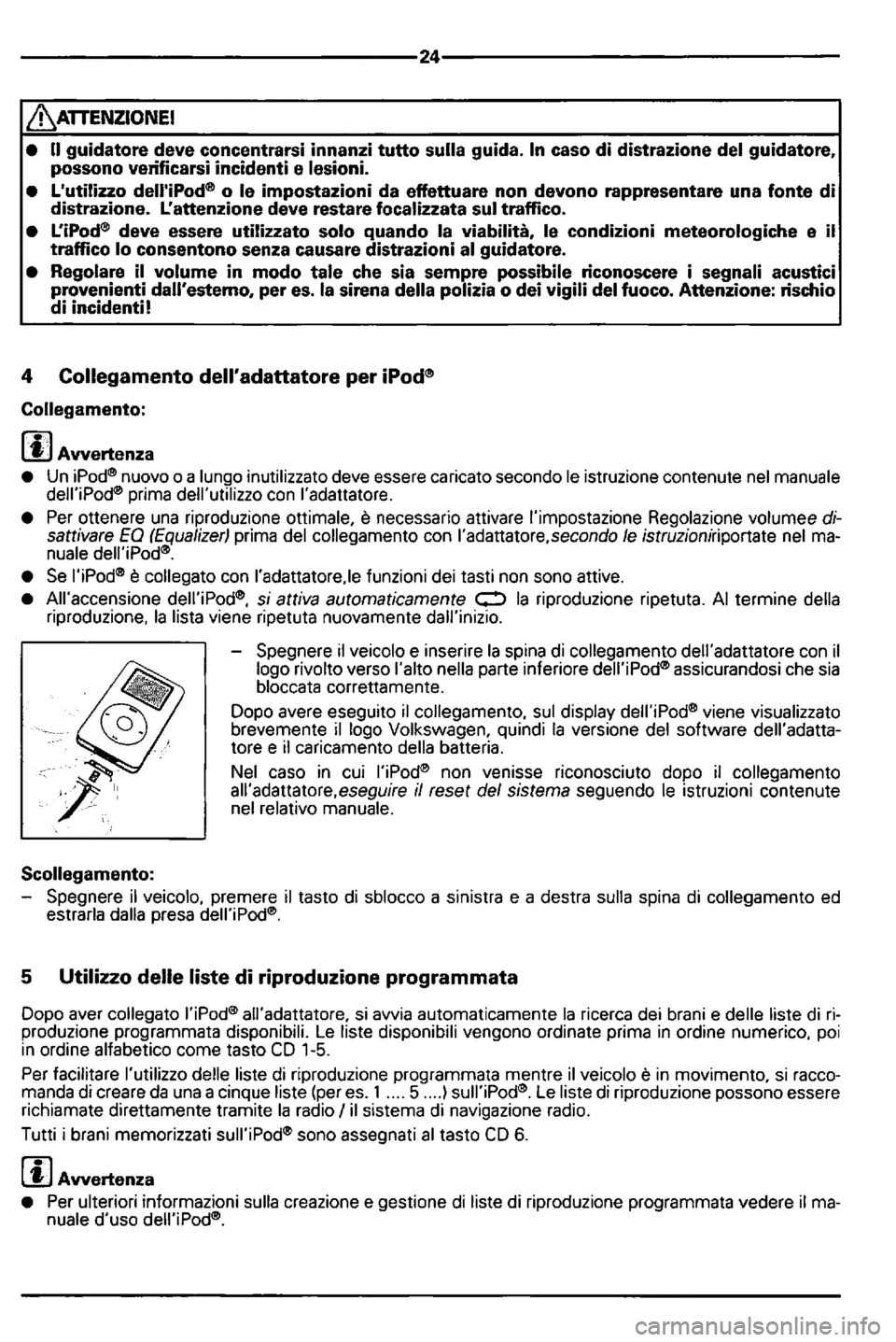 VOLKSWAGEN GOLF 2006  Owners Manual 