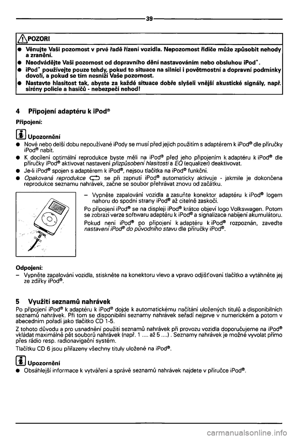 VOLKSWAGEN GOLF 2006  Owners Manual 