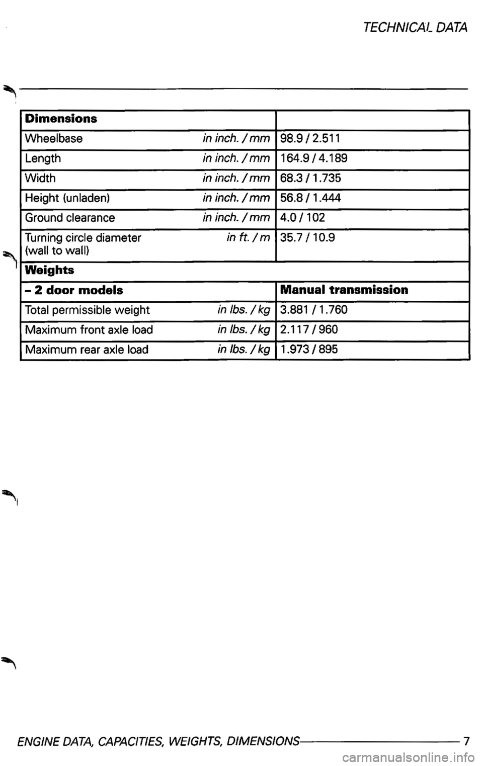 VOLKSWAGEN GOLF 2003  Owners Manual 