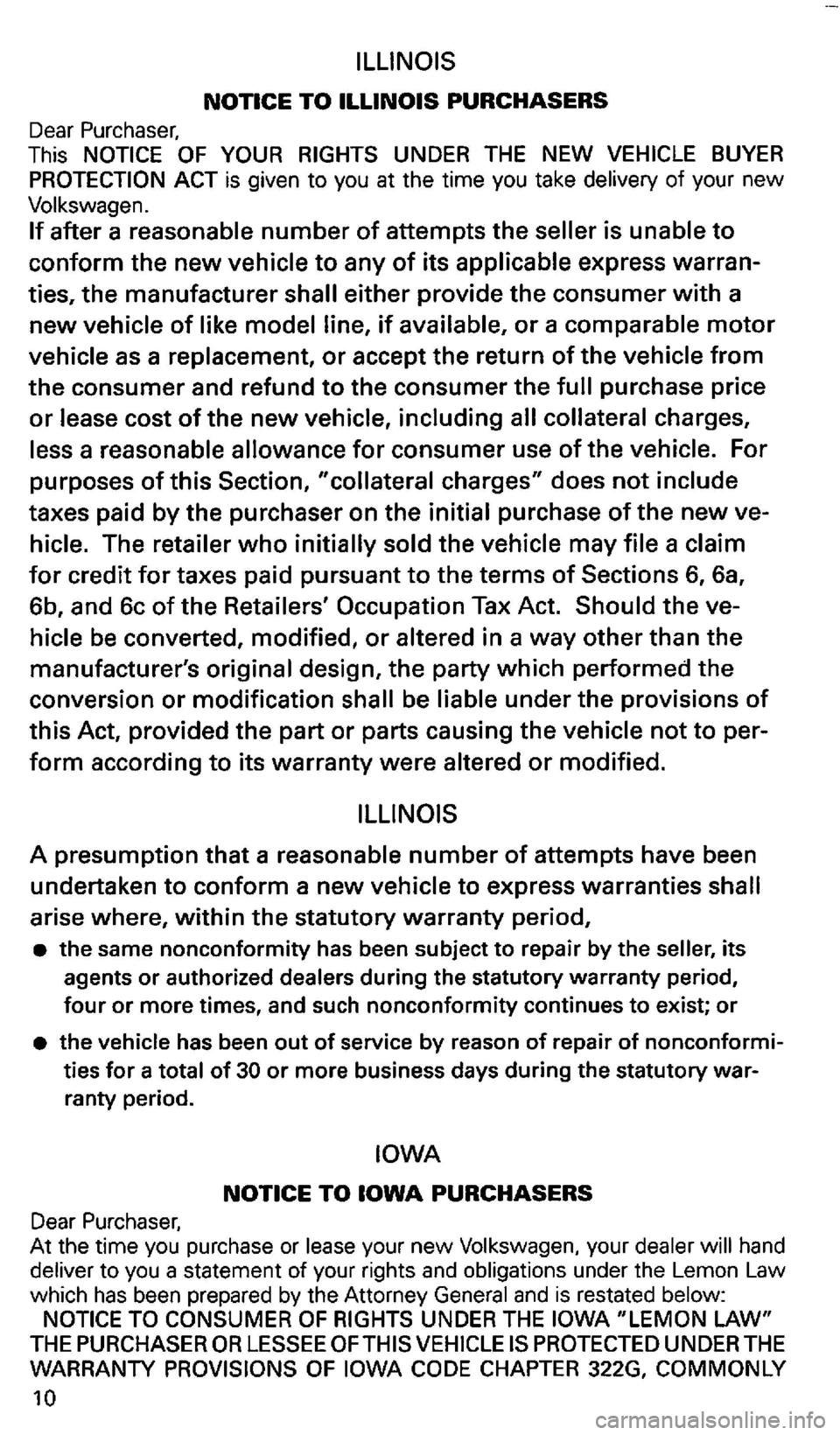 VOLKSWAGEN GOLF 2003  Owners Manual 
