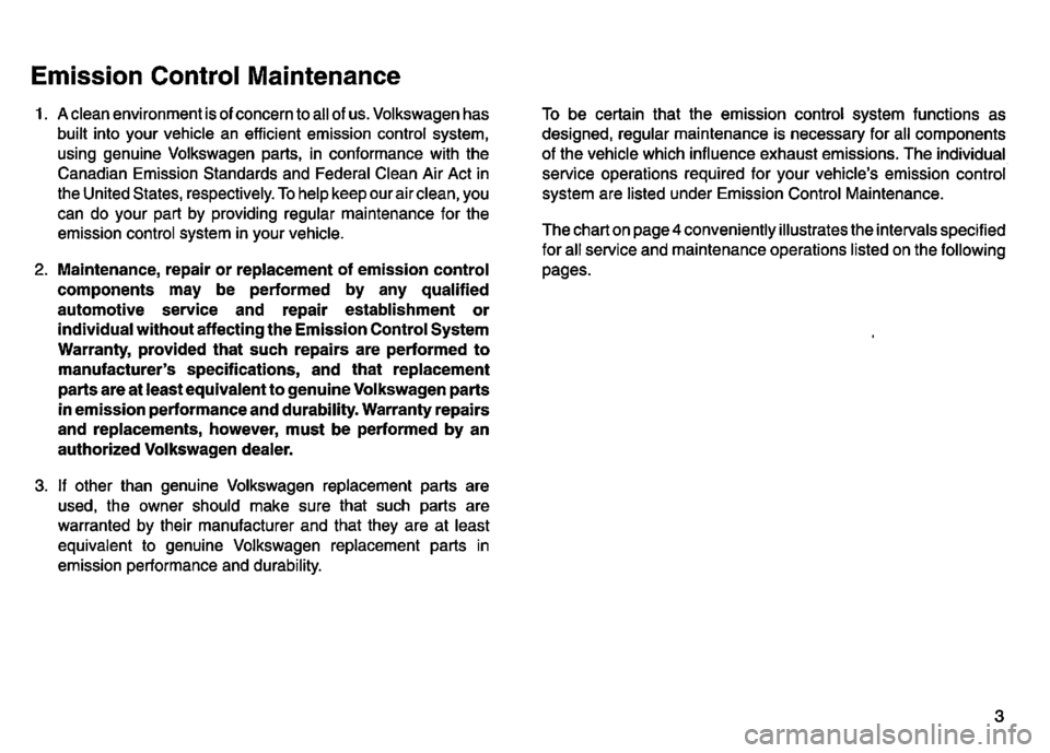 VOLKSWAGEN GOLF 1995  Owners Manual 