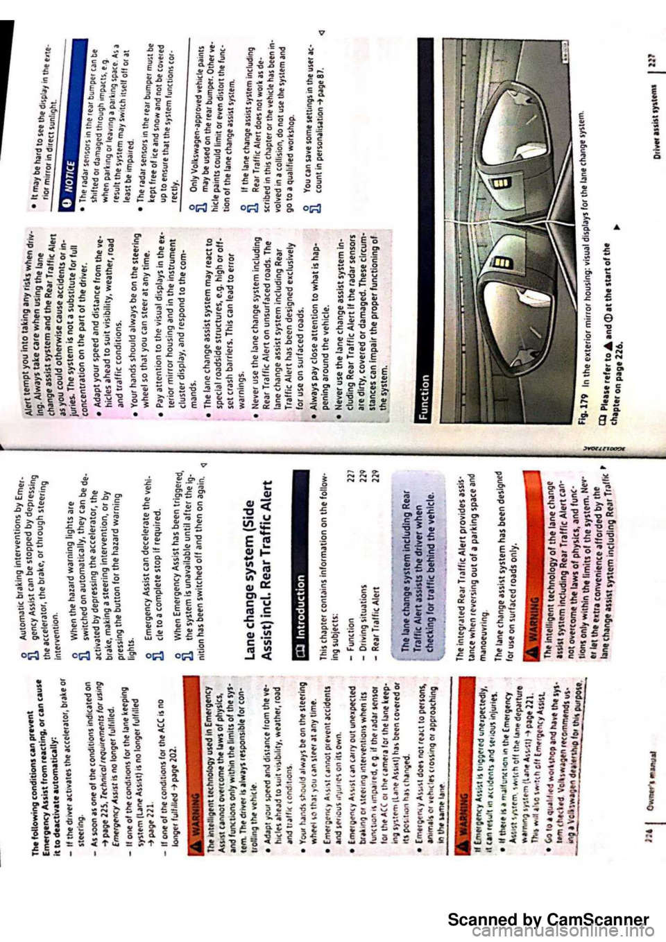 VOLKSWAGEN PASSAT  B8 2016  Owners Manual Scanned by CamScanner 