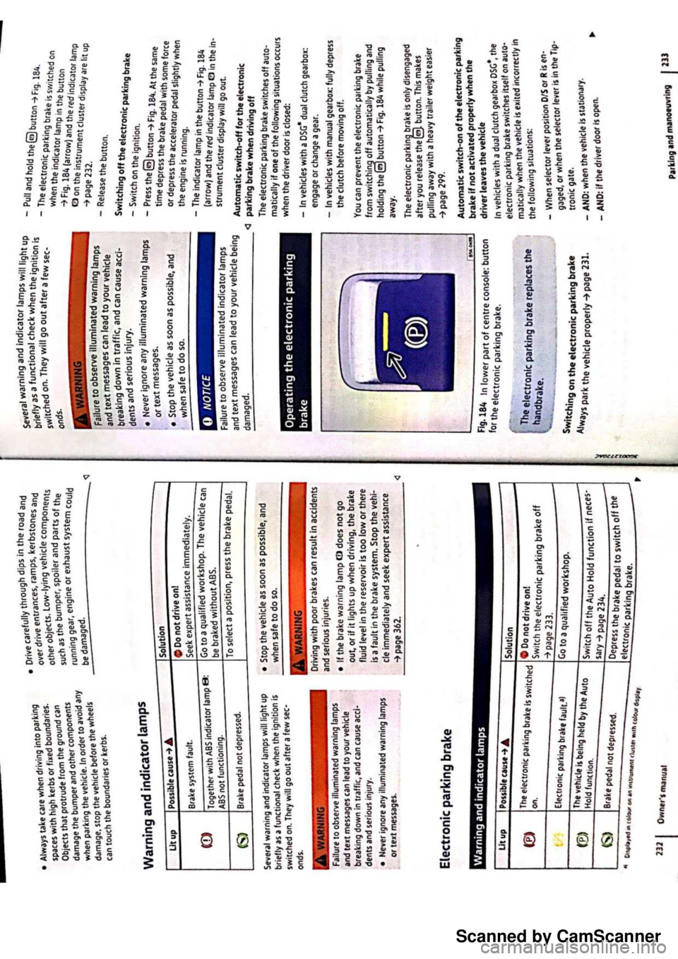 VOLKSWAGEN PASSAT  B8 2016  Owners Manual Scanned by CamScanner 