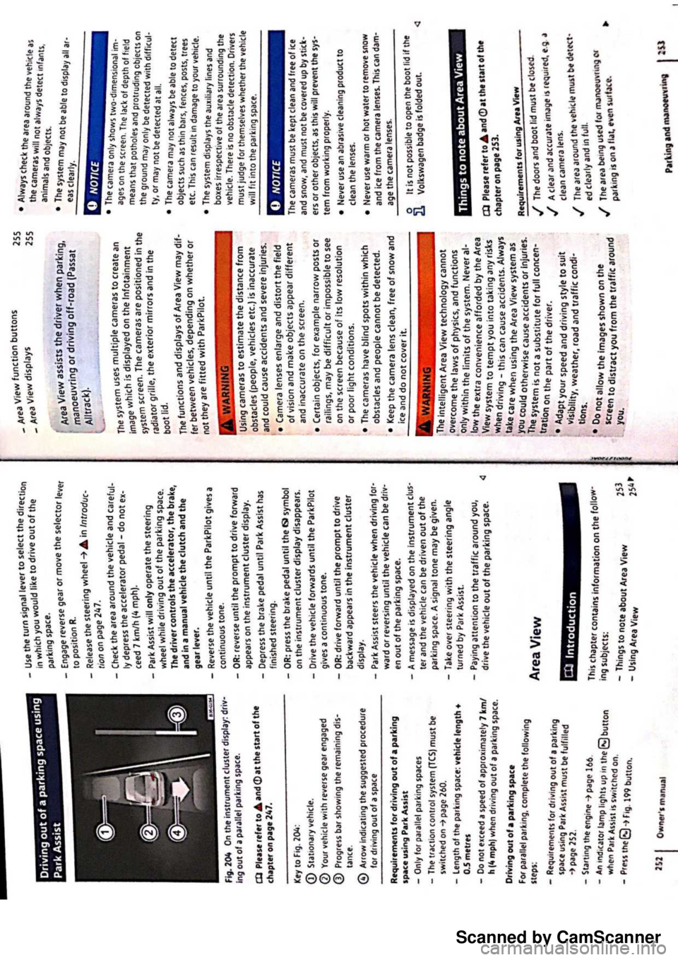 VOLKSWAGEN PASSAT  B8 2016  Owners Manual Scanned by CamScanner 
