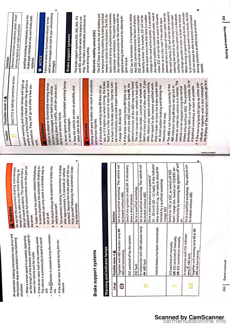 VOLKSWAGEN PASSAT  B8 2016  Owners Manual Scanned by CamScanner 