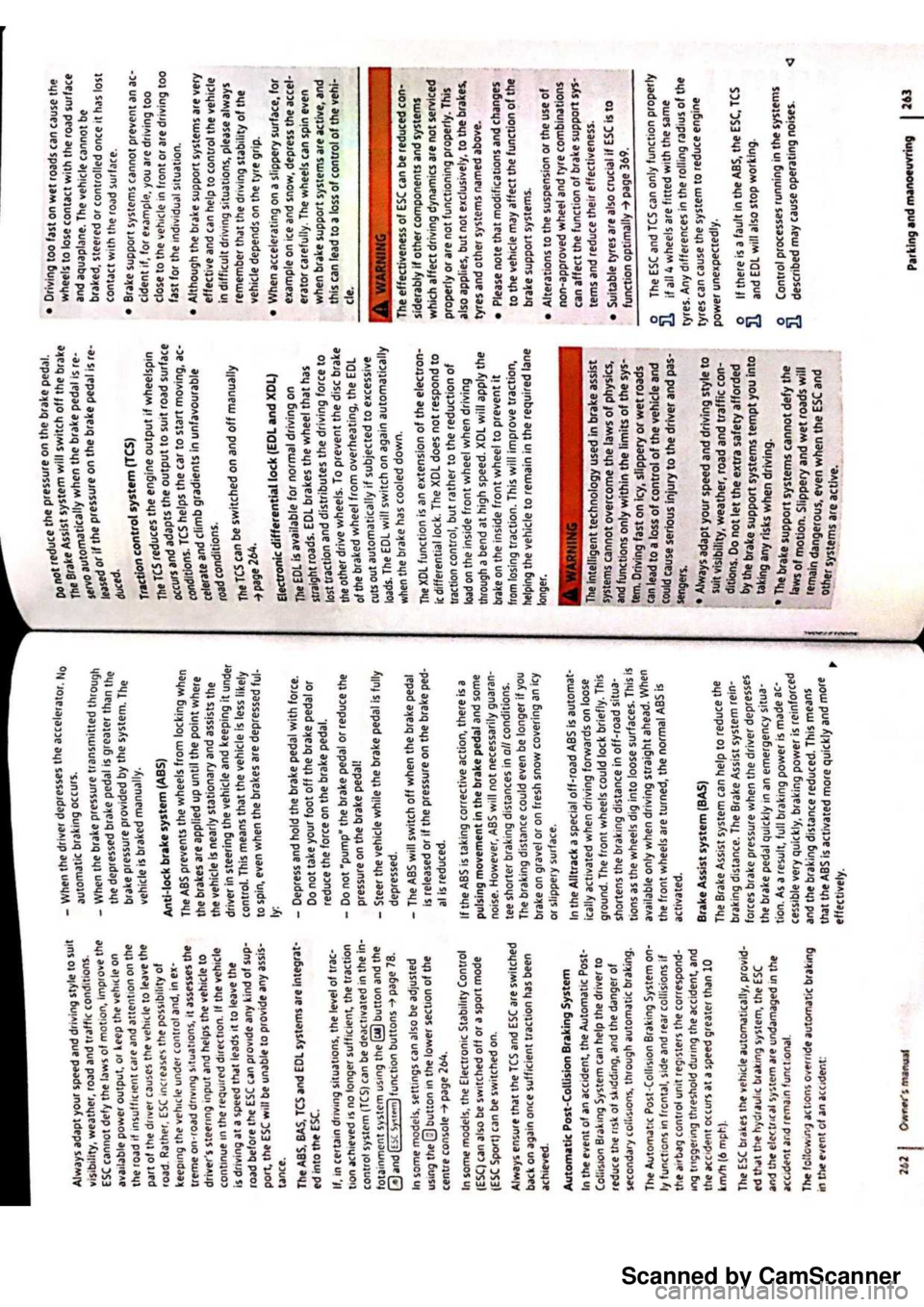 VOLKSWAGEN PASSAT  B8 2016  Owners Manual Scanned by CamScanner 