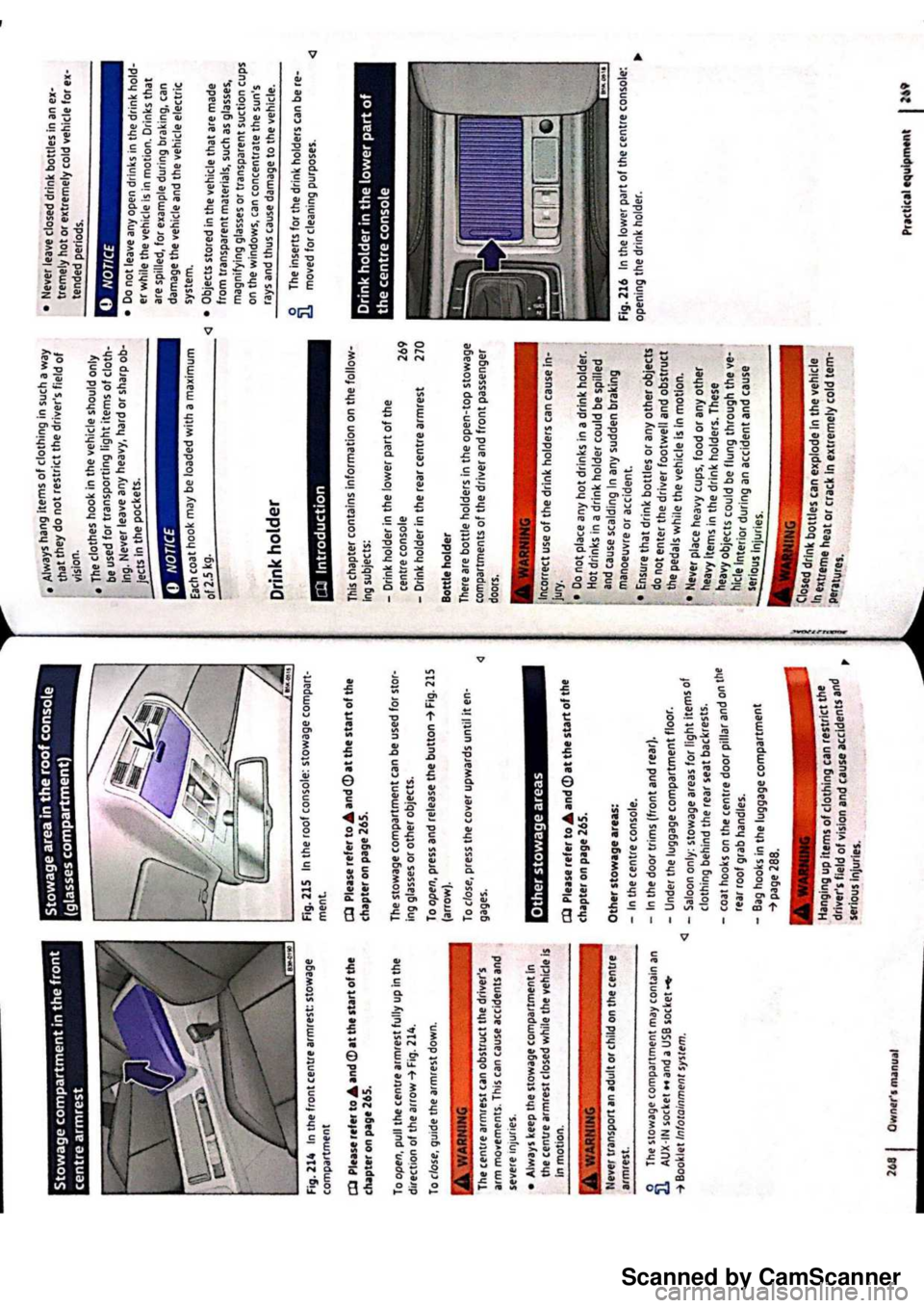 VOLKSWAGEN PASSAT  B8 2016  Owners Manual Scanned by CamScanner 