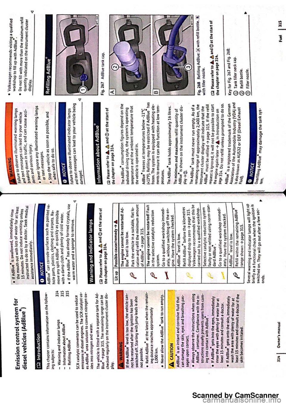 VOLKSWAGEN PASSAT  B8 2016  Owners Manual Scanned by CamScanner 