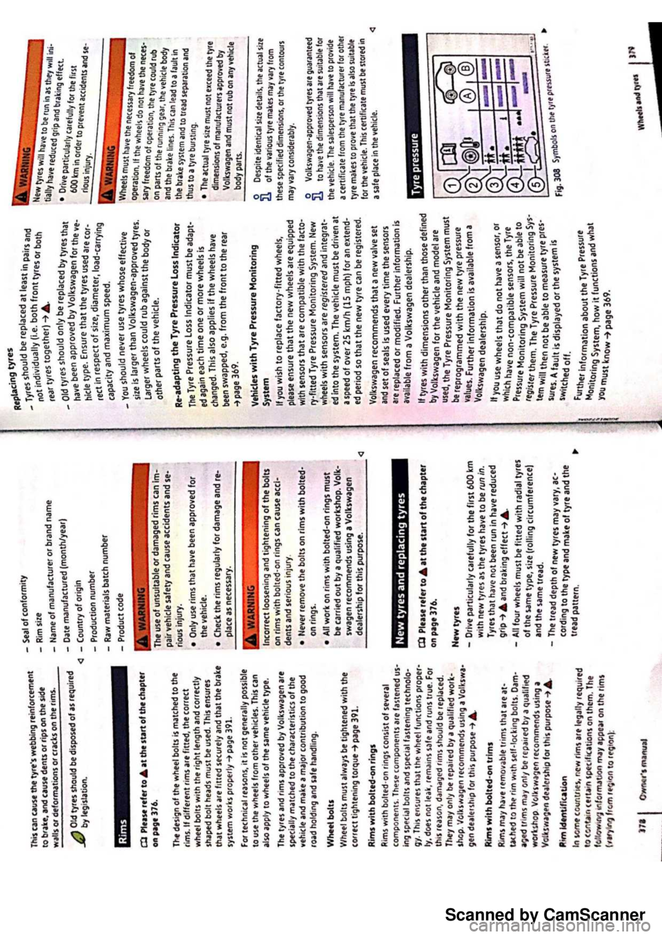 VOLKSWAGEN PASSAT  B8 2016  Owners Manual Scanned by CamScanner 