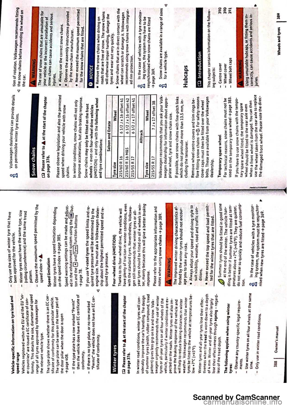 VOLKSWAGEN PASSAT  B8 2016  Owners Manual Scanned by CamScanner 