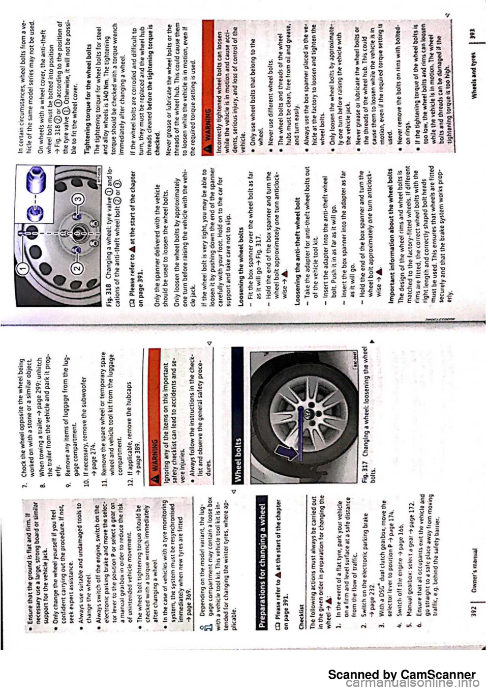 VOLKSWAGEN PASSAT  B8 2016  Owners Manual Scanned by CamScanner 
