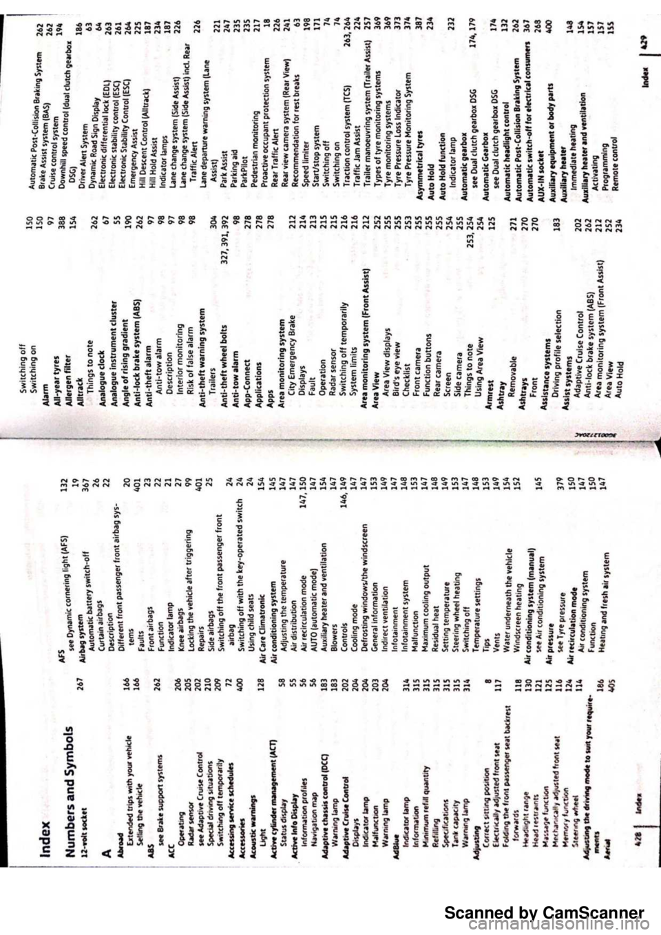 VOLKSWAGEN PASSAT  B8 2016  Owners Manual Scanned by CamScanner 
