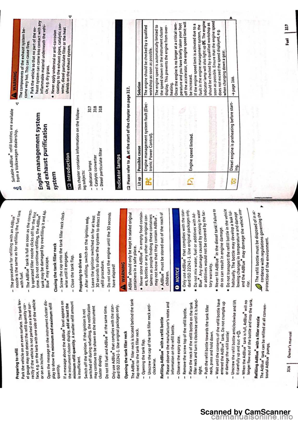 VOLKSWAGEN PASSAT 2022  Owners Manual Scanned by CamScanner 