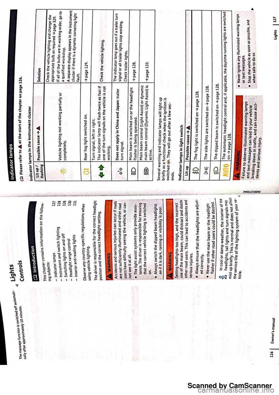 VOLKSWAGEN PASSAT 2022  Owners Manual Scanned by CamScanner 