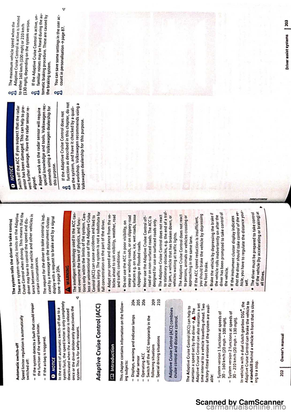 VOLKSWAGEN PASSAT 2021  Owners Manual Scanned by CamScanner 