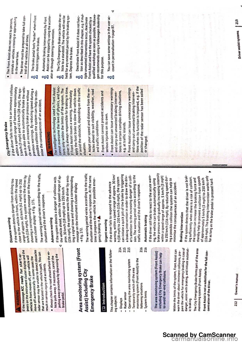 VOLKSWAGEN PASSAT 2021  Owners Manual Scanned by CamScanner 