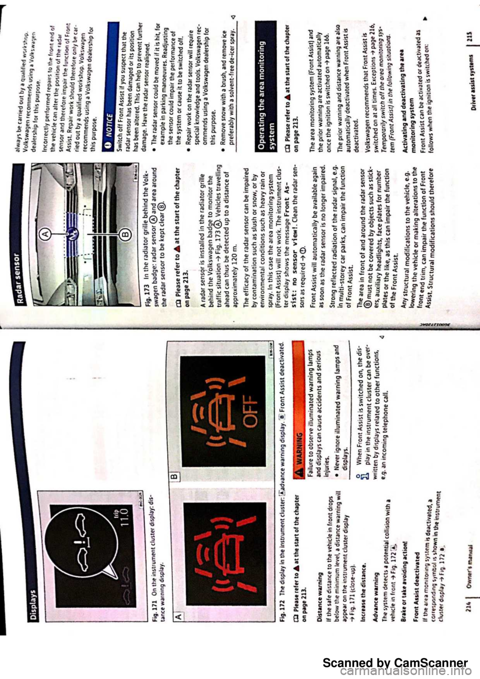 VOLKSWAGEN PASSAT 2021  Owners Manual Scanned by CamScanner 