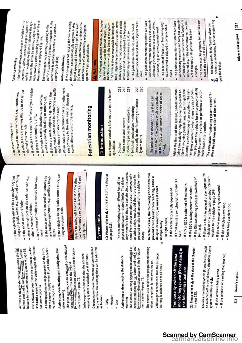 VOLKSWAGEN PASSAT 2021  Owners Manual 