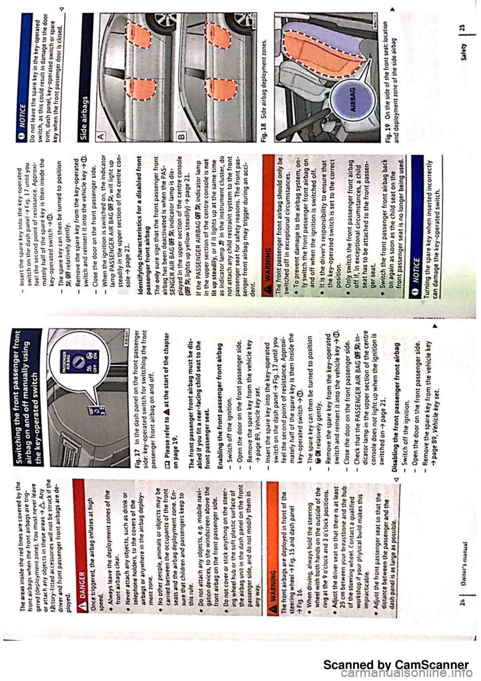 VOLKSWAGEN PASSAT 2021  Owners Manual Scanned by CamScanner 