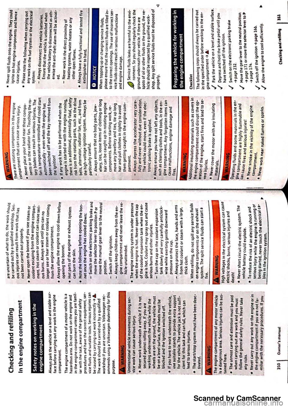 VOLKSWAGEN PASSAT 2021  Owners Manual Scanned by CamScanner 