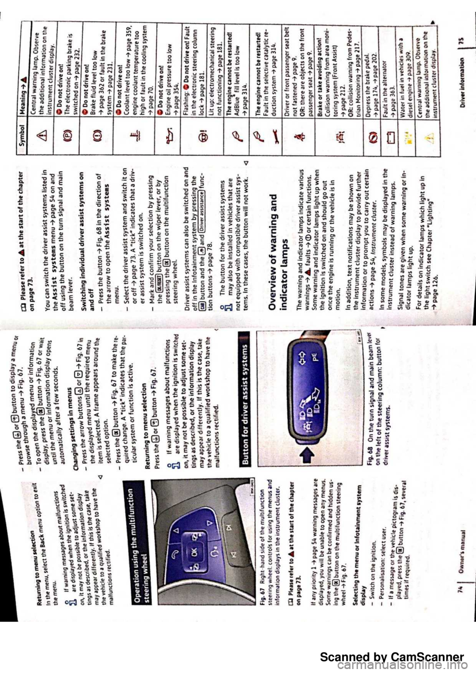 VOLKSWAGEN PASSAT 2021  Owners Manual Scanned by CamScanner 