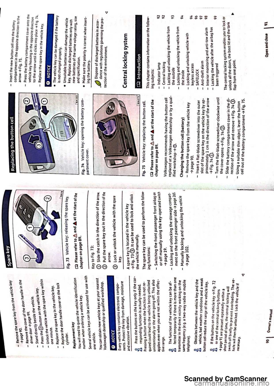 VOLKSWAGEN PASSAT 2021  Owners Manual Scanned by CamScanner 