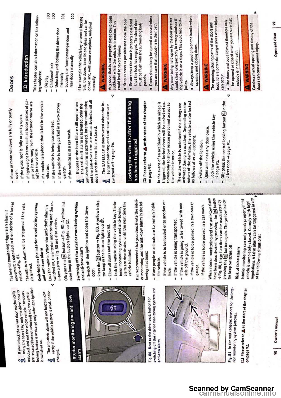 VOLKSWAGEN PASSAT 2021  Owners Manual Scanned by CamScanner 