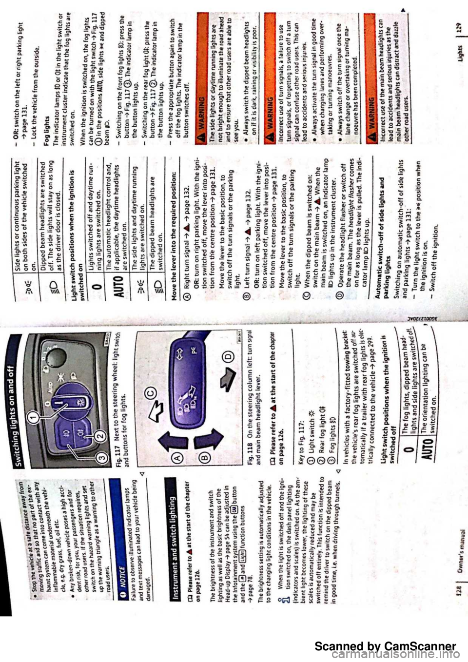 VOLKSWAGEN PASSAT 2021  Owners Manual Scanned by CamScanner 