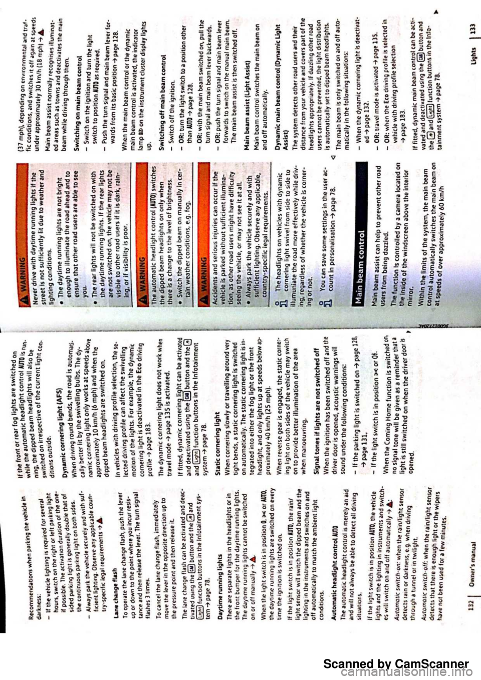 VOLKSWAGEN PASSAT 2021  Owners Manual Scanned by CamScanner 