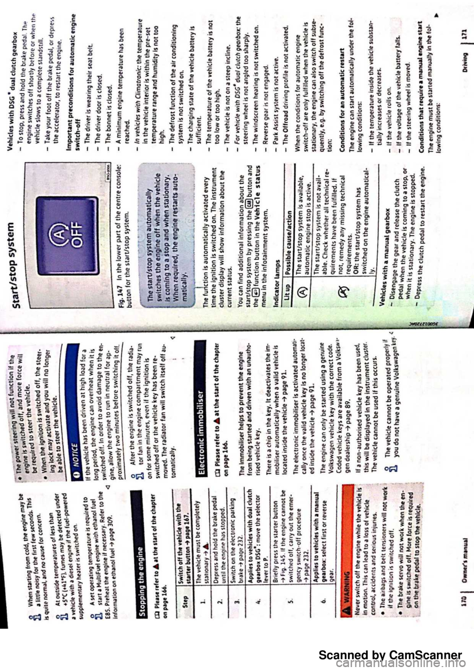 VOLKSWAGEN PASSAT 2021  Owners Manual Scanned by CamScanner 