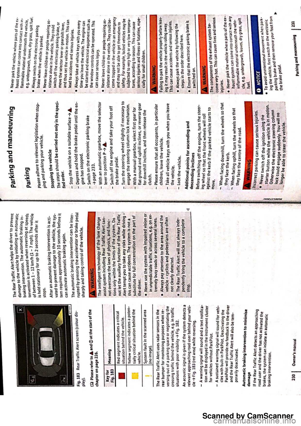 VOLKSWAGEN PASSAT 2020  Owners Manual Scanned by CamScanner 