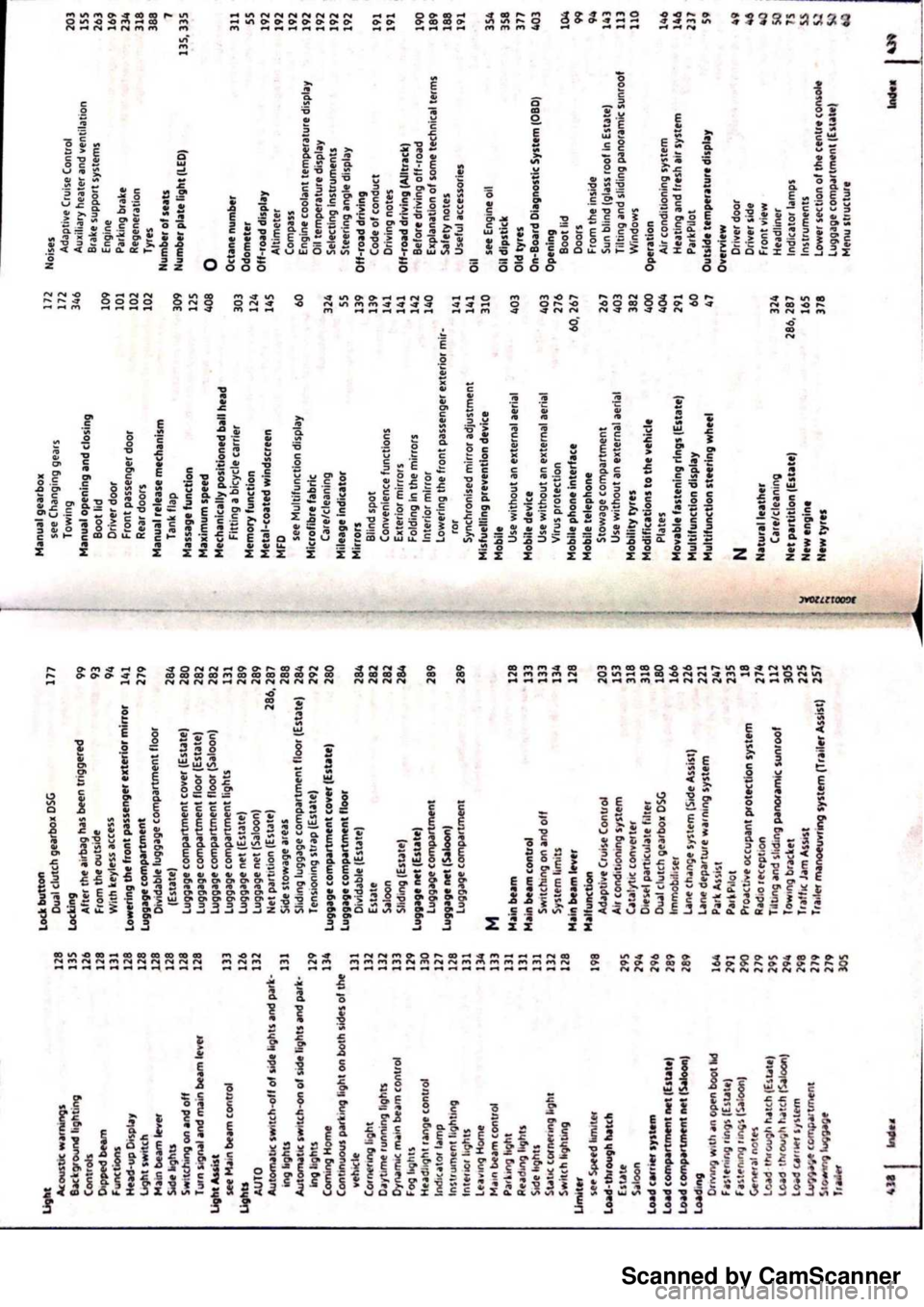 VOLKSWAGEN PASSAT 2020  Owners Manual Scanned by CamScanner 