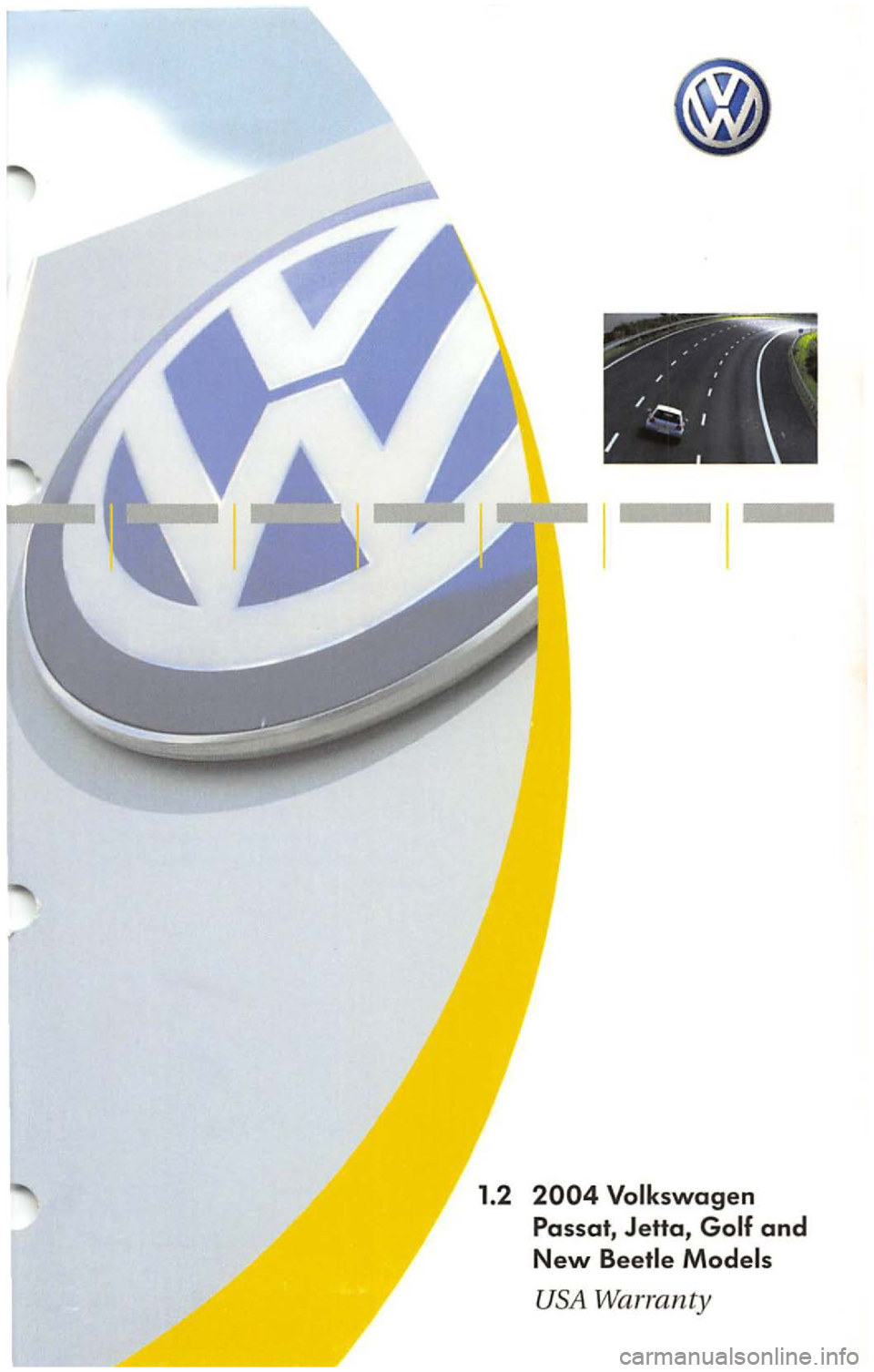 VOLKSWAGEN PASSAT 1997  Owners Manual 1.2  