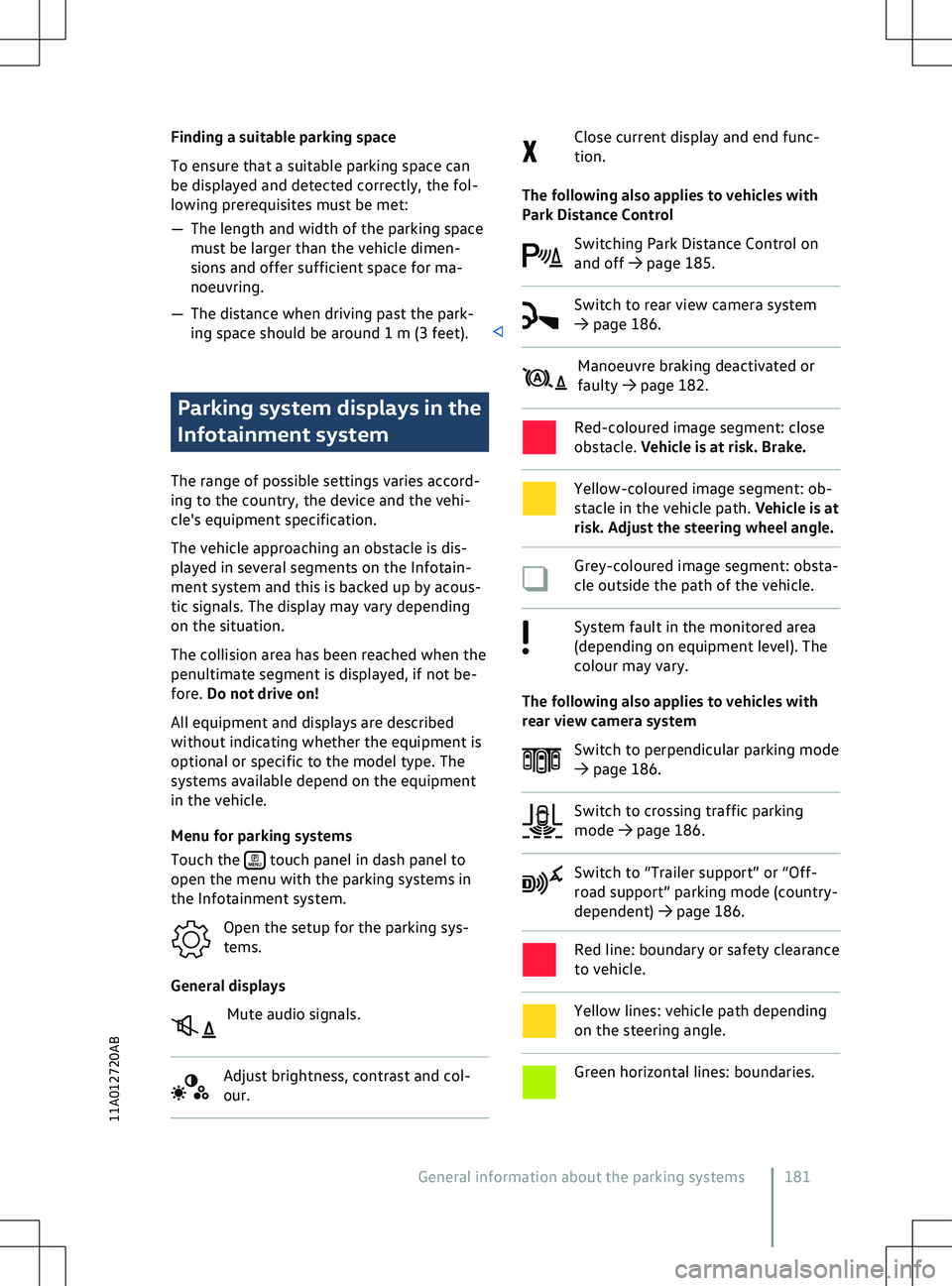 VOLKSWAGEN ID.4 2021  Owners Manual Finding a suitable parking space
To ensure that a suitable parking space can
be displayed and detected correctly, the f
ol-
lowing prerequisites must be met:
