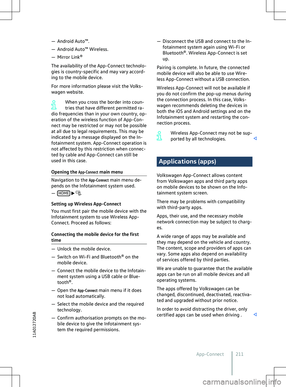 VOLKSWAGEN ID.4 2021  Owners Manual 
