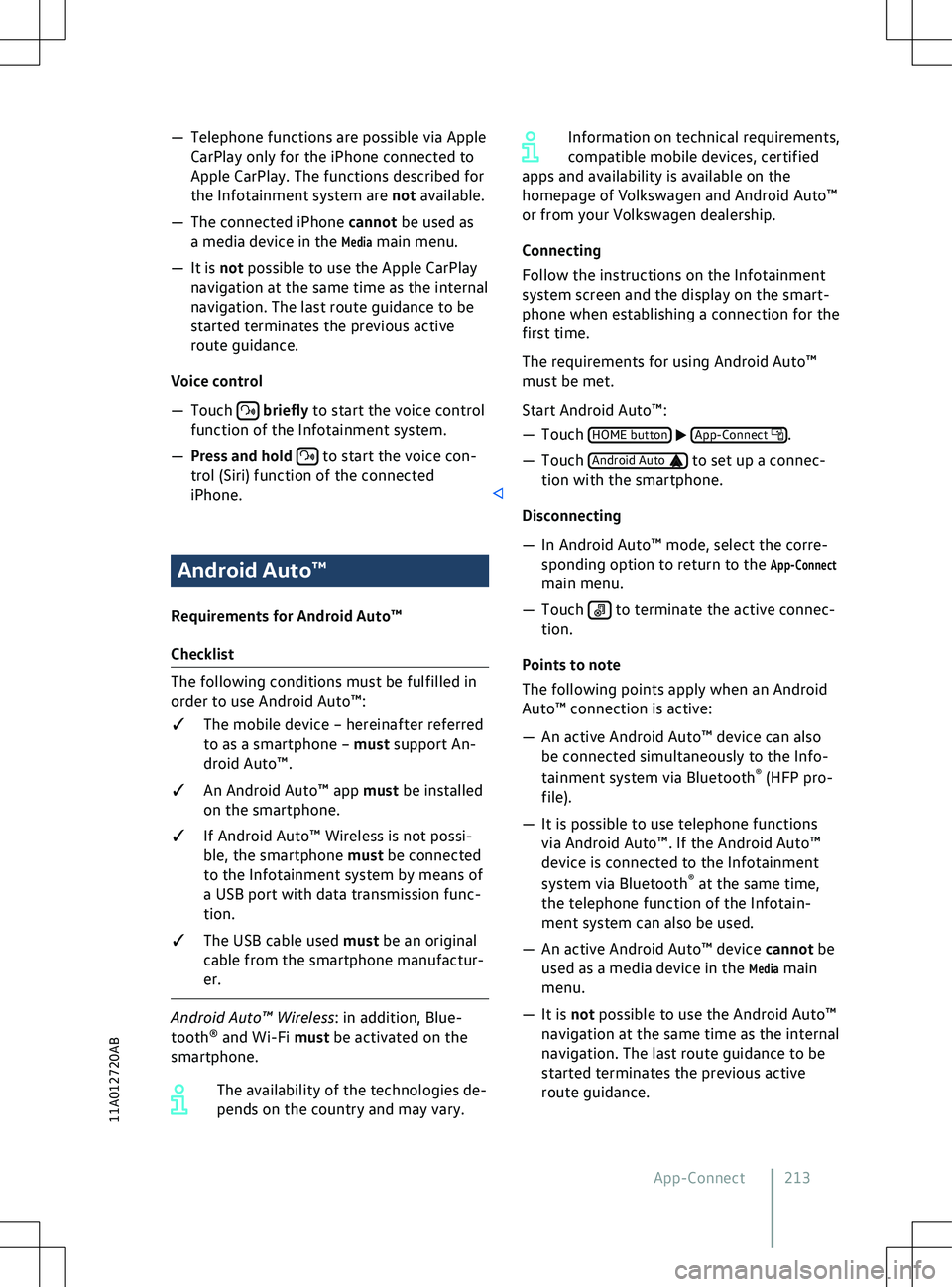 VOLKSWAGEN ID.4 2021  Owners Manual 