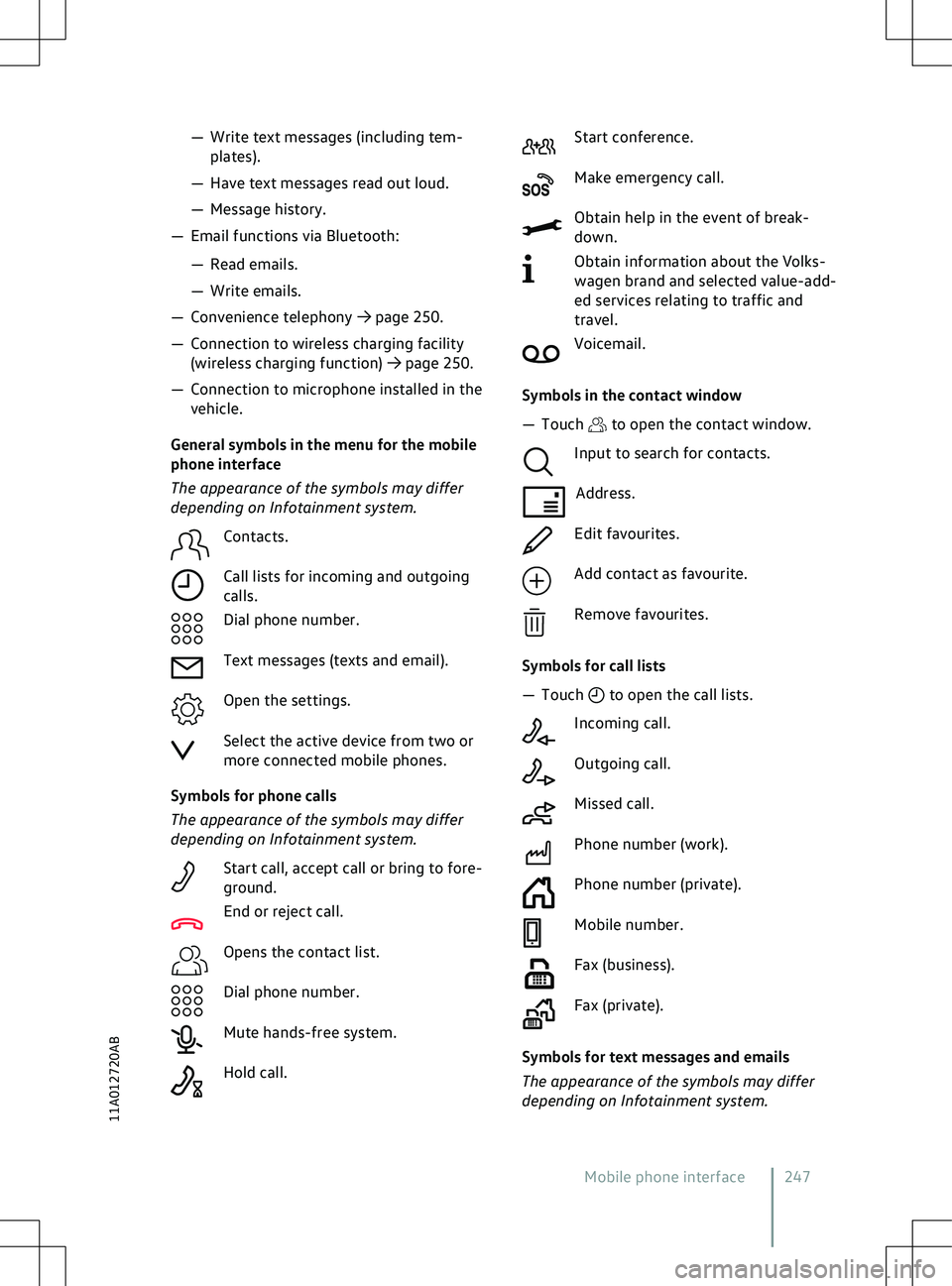 VOLKSWAGEN ID.4 2021  Owners Manual 