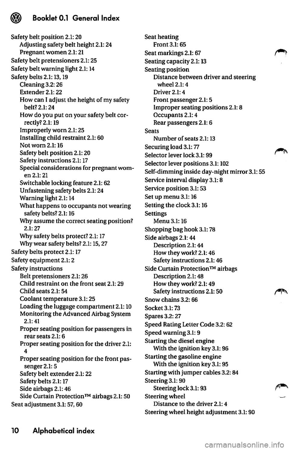 VOLKSWAGEN JETTA 2007  Owners Manual 