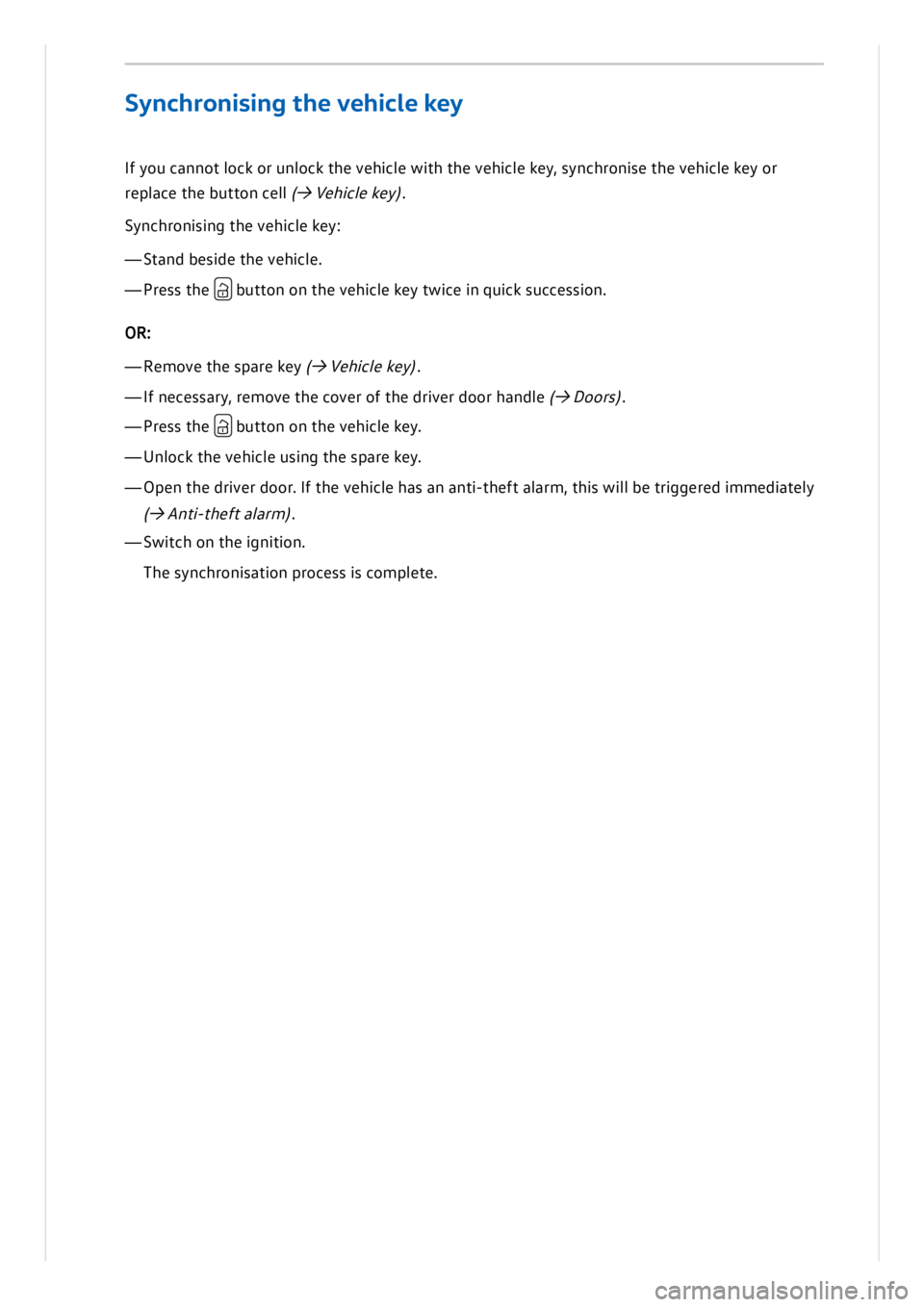 VOLKSWAGEN ID.3 2022  Owners Manual 