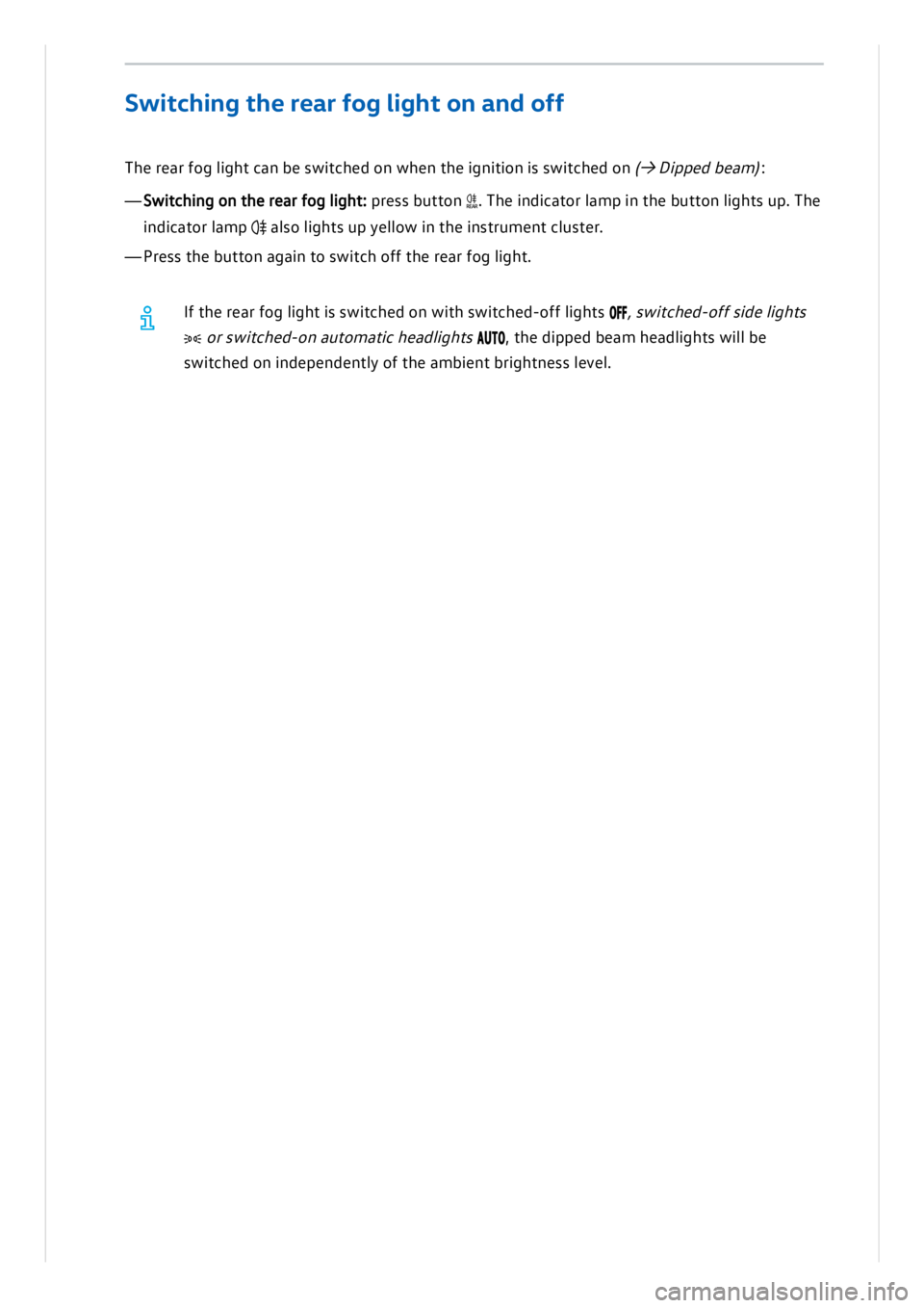 VOLKSWAGEN ID.3 2022  Owners Manual 