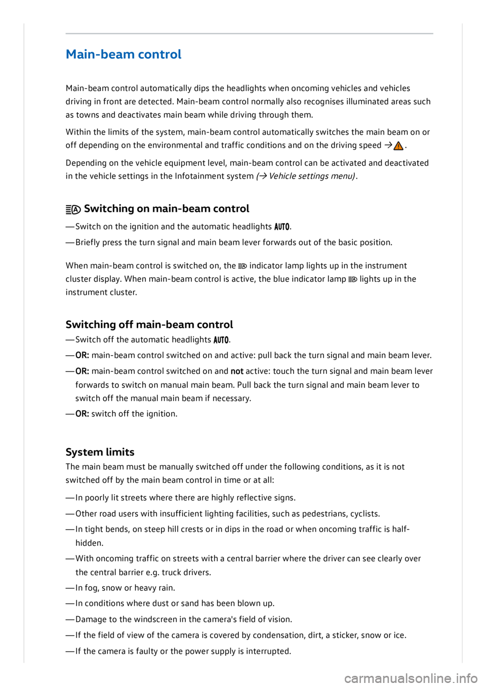 VOLKSWAGEN ID.3 2022  Owners Manual 