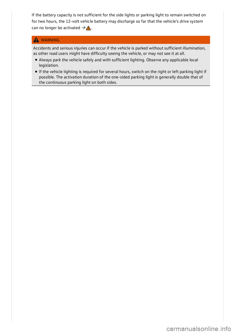 VOLKSWAGEN ID.3 2022  Owners Manual 
