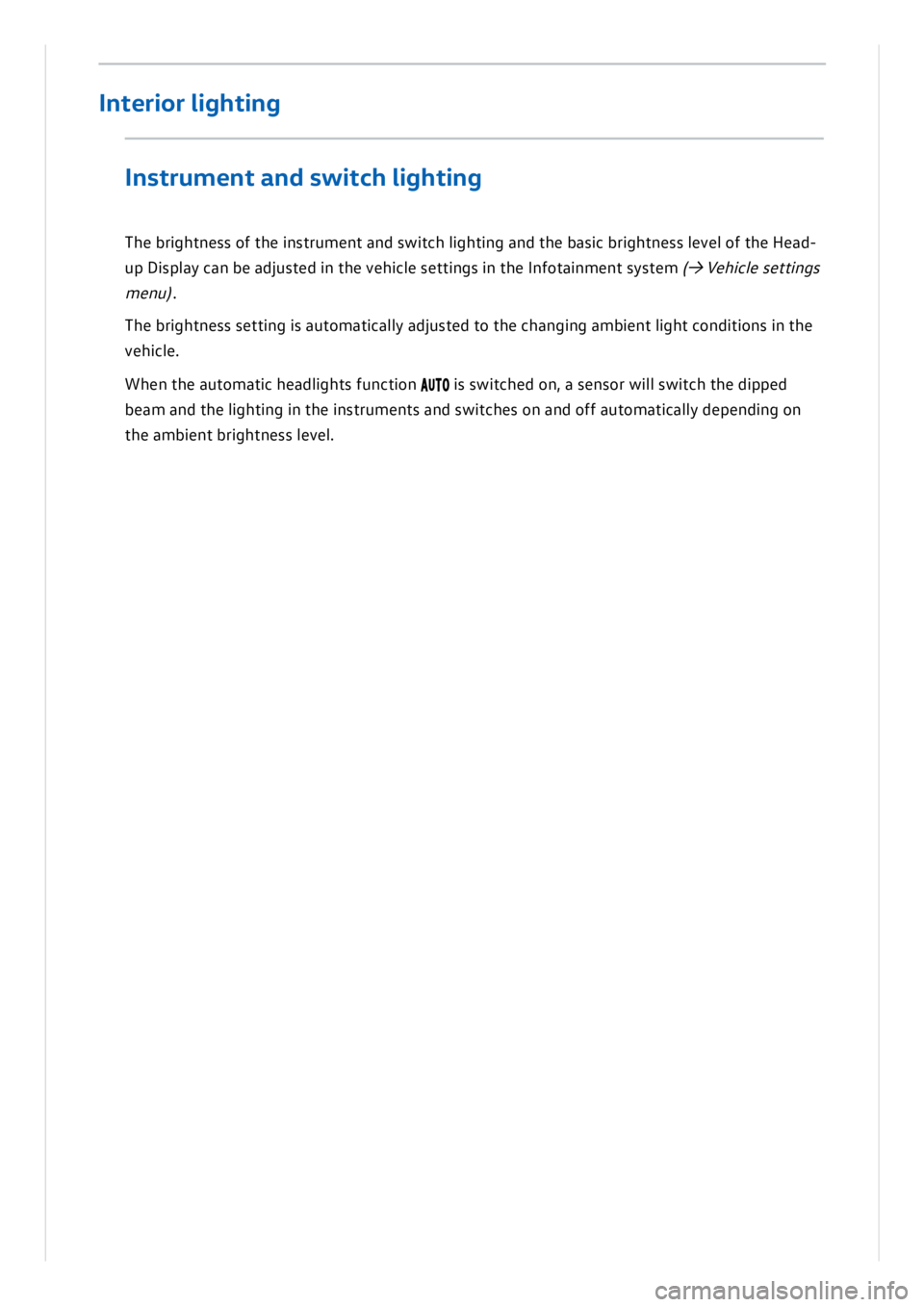 VOLKSWAGEN ID.3 2022  Owners Manual 