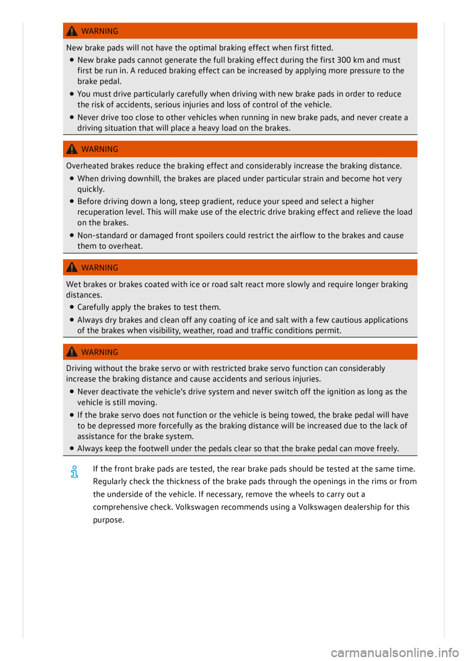 VOLKSWAGEN ID.3 2022  Owners Manual 