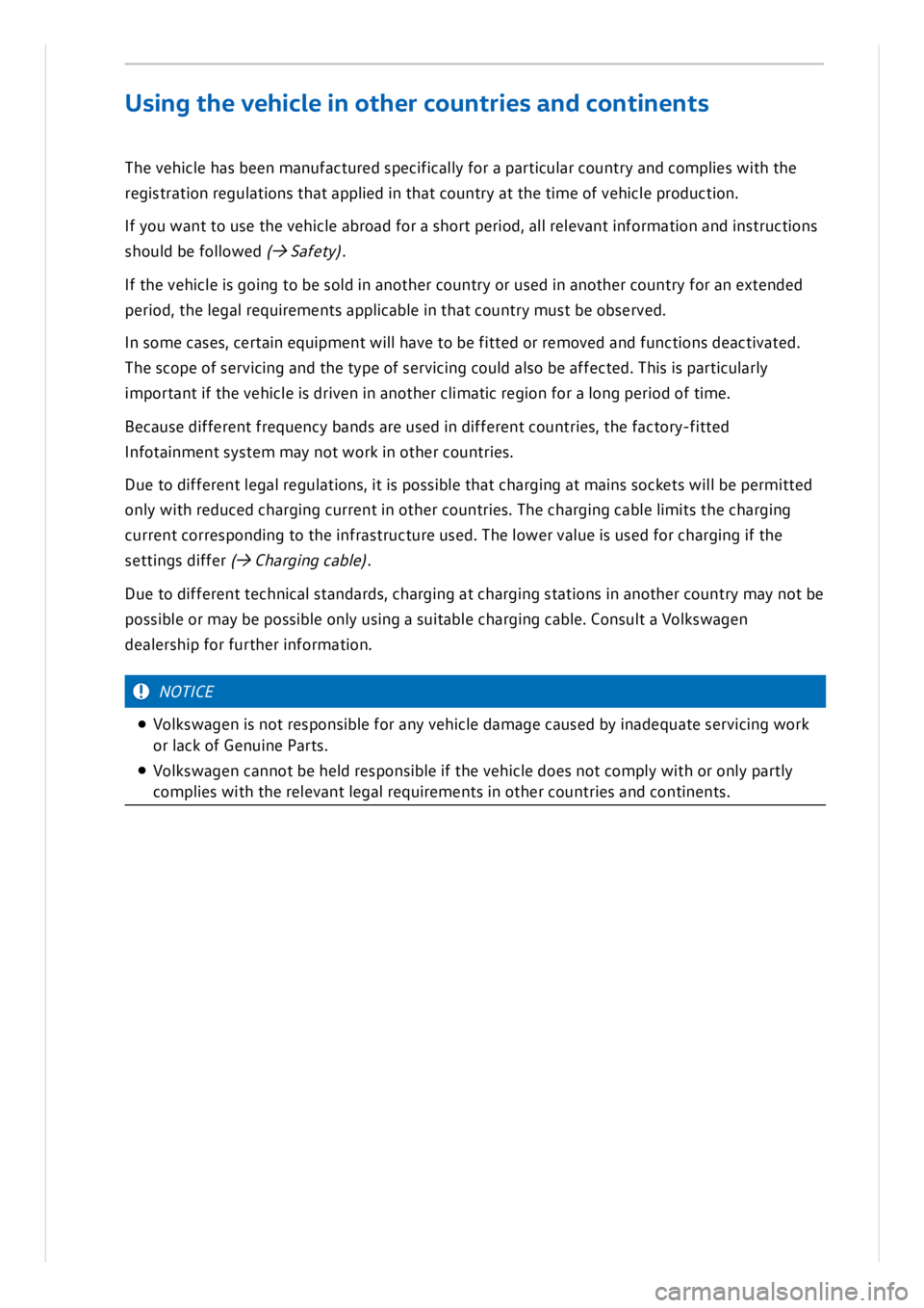 VOLKSWAGEN ID.3 2022  Owners Manual 
