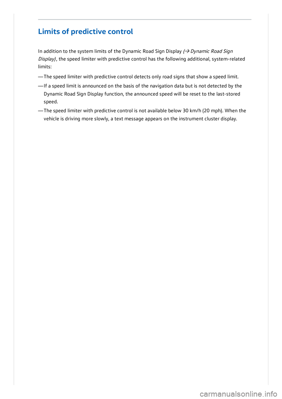 VOLKSWAGEN ID.3 2022  Owners Manual 