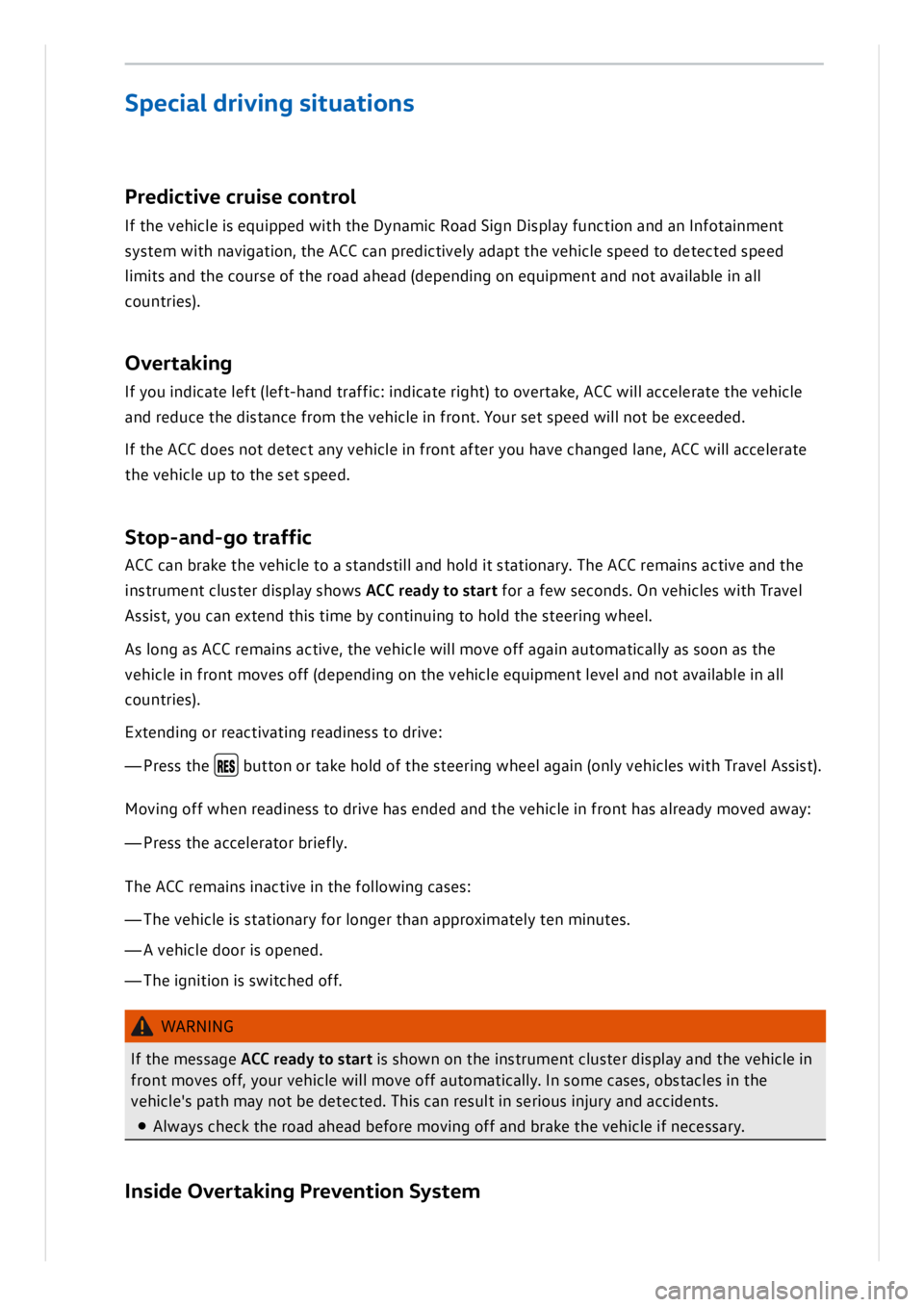 VOLKSWAGEN ID.3 2022  Owners Manual 