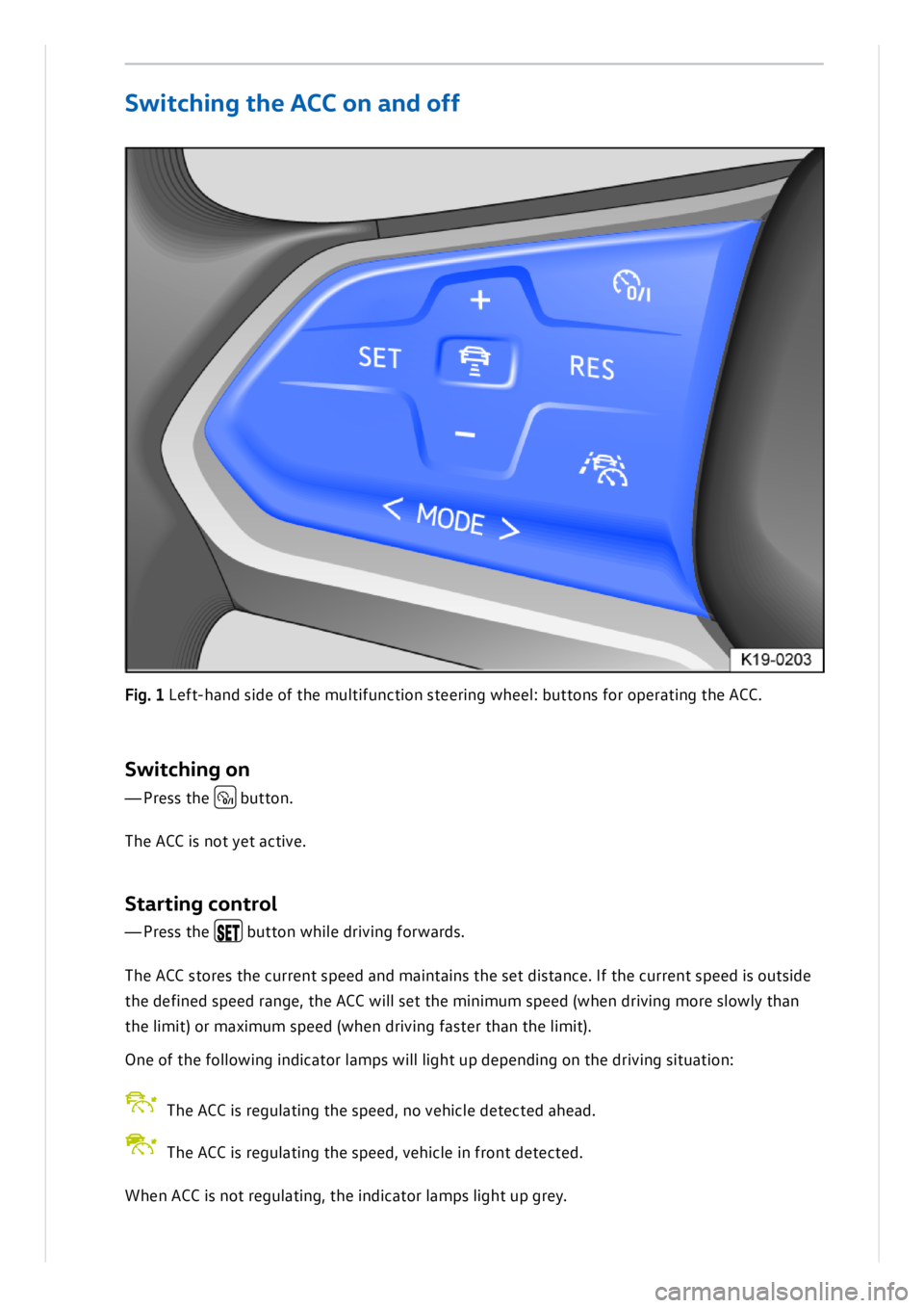 VOLKSWAGEN ID.3 2022  Owners Manual 