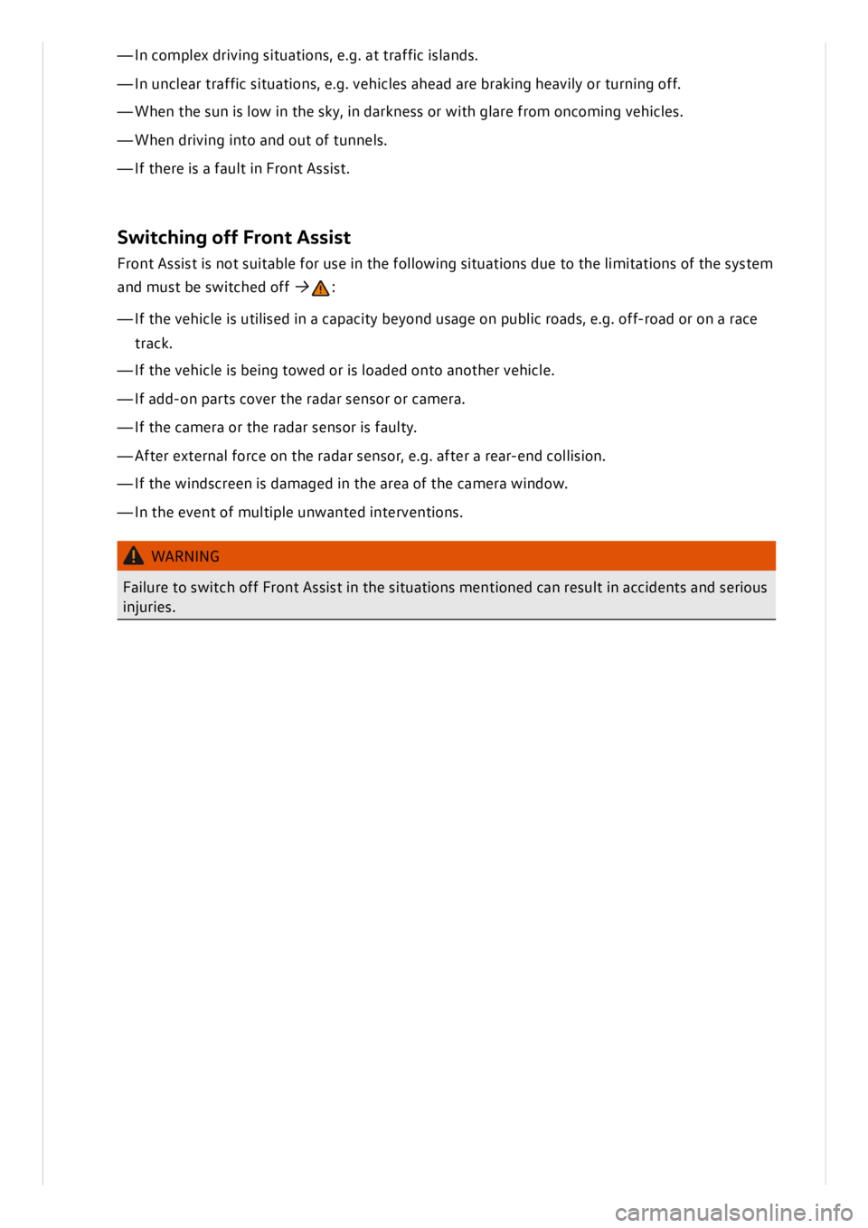 VOLKSWAGEN ID.3 2022  Owners Manual 